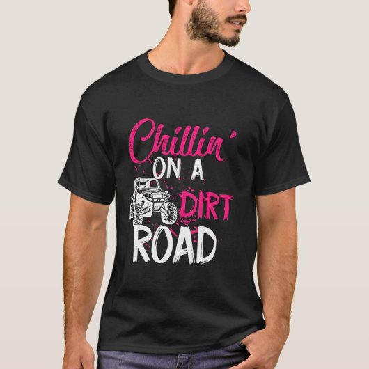 UTV meisjes chillin on Dirk Road SXS zijkant FOU T-shirt (Voorkant)