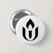 UU Black Chalice Button (Voorkant /achterkant)