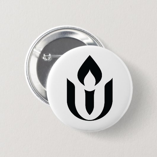 UU Black Chalice Button (Voorkant /achterkant)