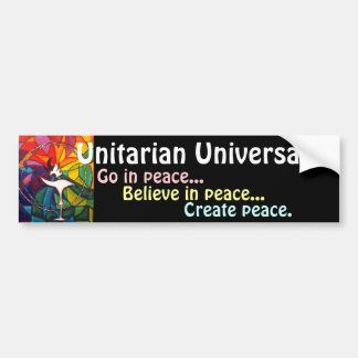 UU Chalice Bumpersticker Unitarian Universalist