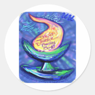 UU Chalice.jpg Ronde Sticker