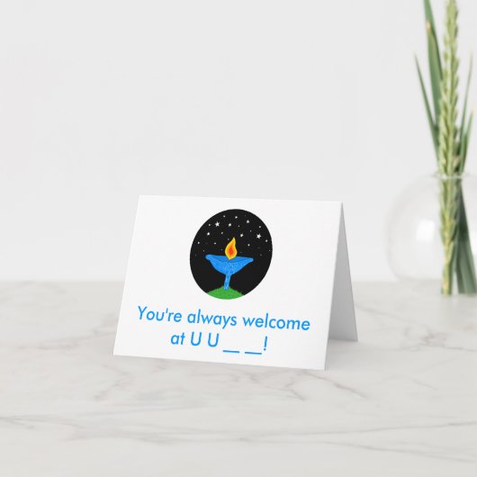 UU Chalice Notecards (Devant)