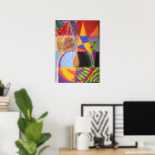 UU Flaming Chalice Print (Thuiskantoor)