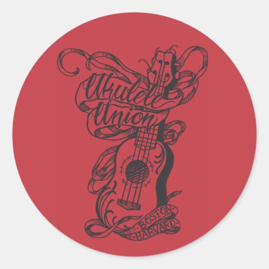 UUoB/H 3"Sticker: Tattoo Ontwerp Ronde Sticker (Voorkant)