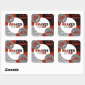 Uur van code 2018 vierkante sticker (Vel)