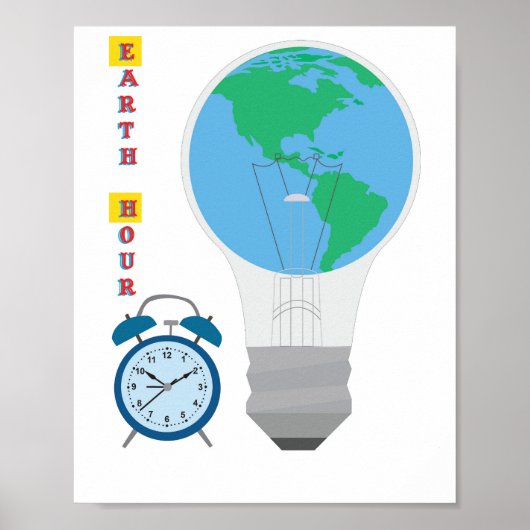 Uur van de Aarde Poster (Voorkant)