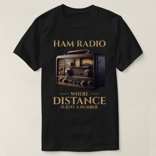 -uurradio-operator t-shirt (Design voorkant)