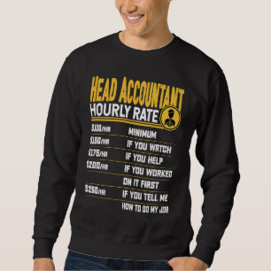 Uurtarief Hoofdboekhouder Senior Hoofdaccountant Trui