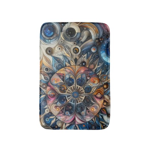 uurwerk badmat (Voorkant Verticaal)