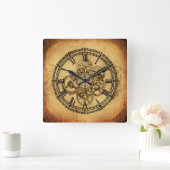  uurwerk vierkante klok (Huis)