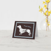 uurwerkteckel kaart (Gele Bloem)