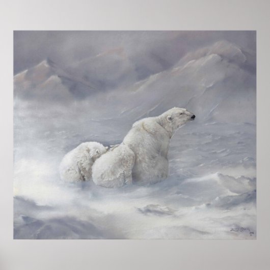 UV Canvas Print "First Winter" (Voorkant)