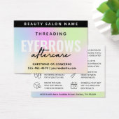 UV Gloss Rainbow Eyebrow Threading Aftercare (Bureau)