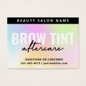 UV Gloss Rainbow Eyebrow Tint Aftercare (Devant)