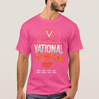 Uva Cavaliers Basketbal Nationale Kampioenen 2019 T-shirt