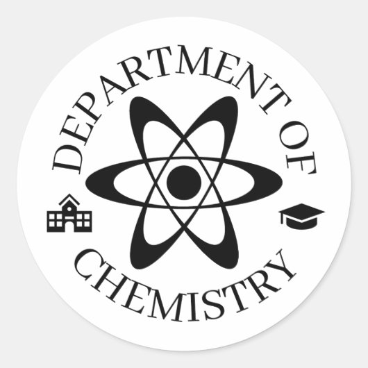 Uva Chemistry Ronde Sticker (Voorkant)