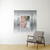 Uw 25e bruiloft jubileum wandkleed (In Situ (horizontaal))