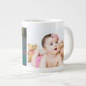 UW 2 fotocollage | Familiebedrijf vrienden Extra Grote Beker (Voorkant rechts)