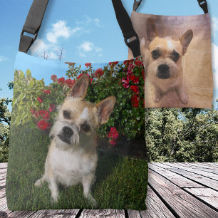 Uw 2 FOTO's afdrukken persoonlijke Canvas tassen
