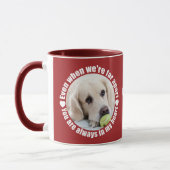 UW 2 FOTO'S EN MONOGRAM-mokken ver van elkaar Mok (Links)