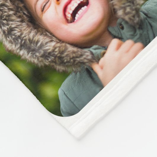 Uw 30 foto's met zachte, afgeronde vierkantscollag fleece deken (Hoek)