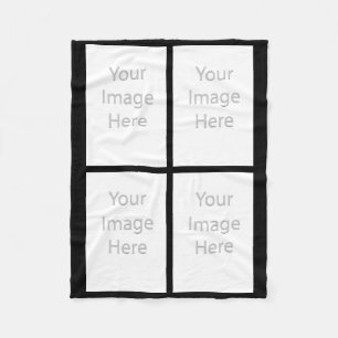 Uw 4 aangepaste foto's... fleece deken