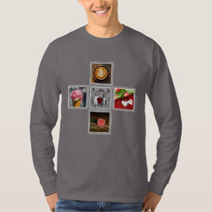 UW 5 FOTO'S aangepaste kleding T-shirt
