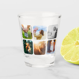 Uw 6 foto's met ruw glas Sjabloon