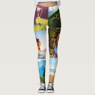 Uw 6 Leggings voor Sjabloon randafdrukken voor fot