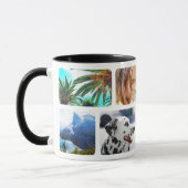 Uw 8 foto's met Sjabloon gecoate Mok (Links)