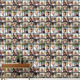 UW 9 foto's & gewenste kleur Behang