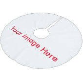 Uw aangepast Afbeelding Kerstboom Rok (Gekanteld)