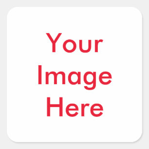 Uw aangepast Afbeelding Vierkante Sticker