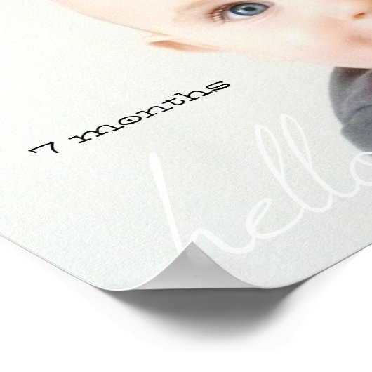 Uw aangepaste 8-inch x 10-inch Hallo Poster (Hoek)