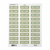 Uw aangepaste Adresetiketten Etiket (Full Sheet)