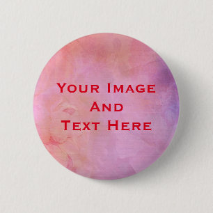 Uw aangepaste Afbeelding en tekst persoonlijke But Ronde Button 5,7 Cm