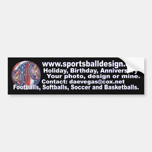 Uw aangepaste Bumpersticker (Voorkant)