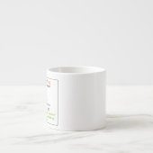 Uw aangepaste Espresso-Mok wit Espresso Kop (Voorkant)