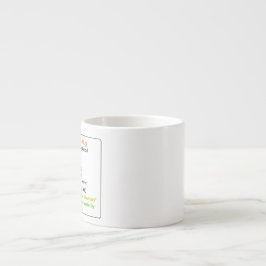 Uw aangepaste Espresso-Mok wit Espresso Kop