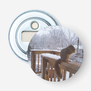 UW aangepaste fotosjabloon koelkast magneet Button Flesopener