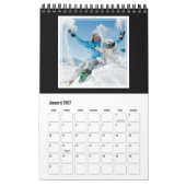 UW aangepaste kalender voor foto's en monogram (Jan 2027)