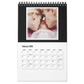 UW aangepaste kalender voor foto's en monogram (Feb 2026)