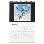 UW aangepaste kalender voor foto's en monogram (Jan 2026)