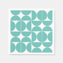 Uw aangepaste kleur, stemming halve cirkels servet