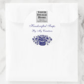 Uw aangepaste Logo  Flowers Soap Labels (Tas)