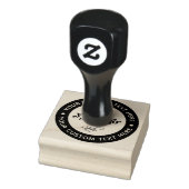 Uw aangepaste Logo gepersonaliseerde monogram of t Rubberstempel (Stempel)