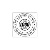 Uw aangepaste Logo Rubber Stamp Rubberstempel (Afrduk)