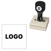 Uw aangepaste logo rubberstempel (Gestempeld)