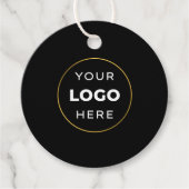 Uw aangepaste logo zakelijk bedankjes labels (Voorkant)