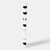 Uw aangepaste naam, mooie harten polka stippen pat Case-Mate iPhone case (Achterkant / Rechts)